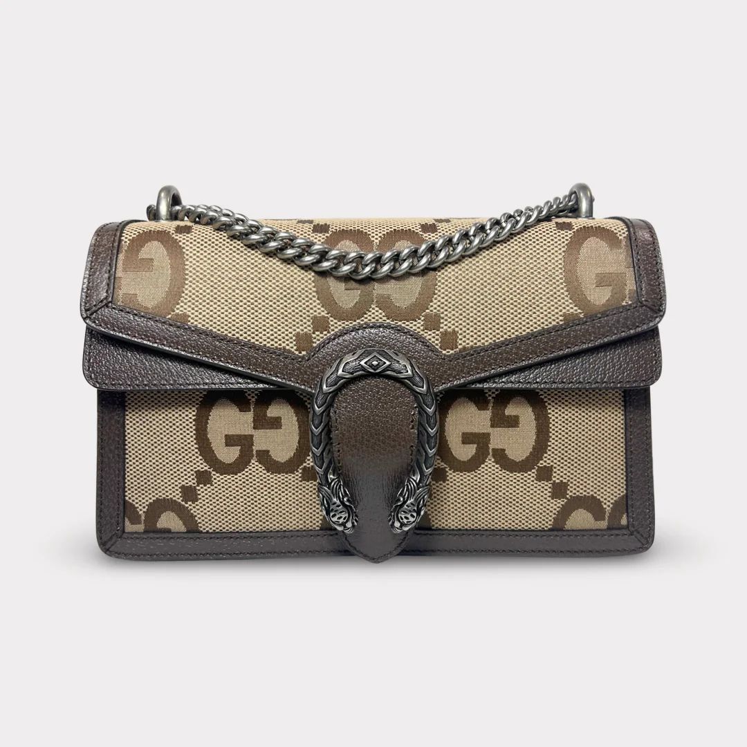 Gucci Dionysus Canvas Mini Cross Body Bag For Women (Dark brown