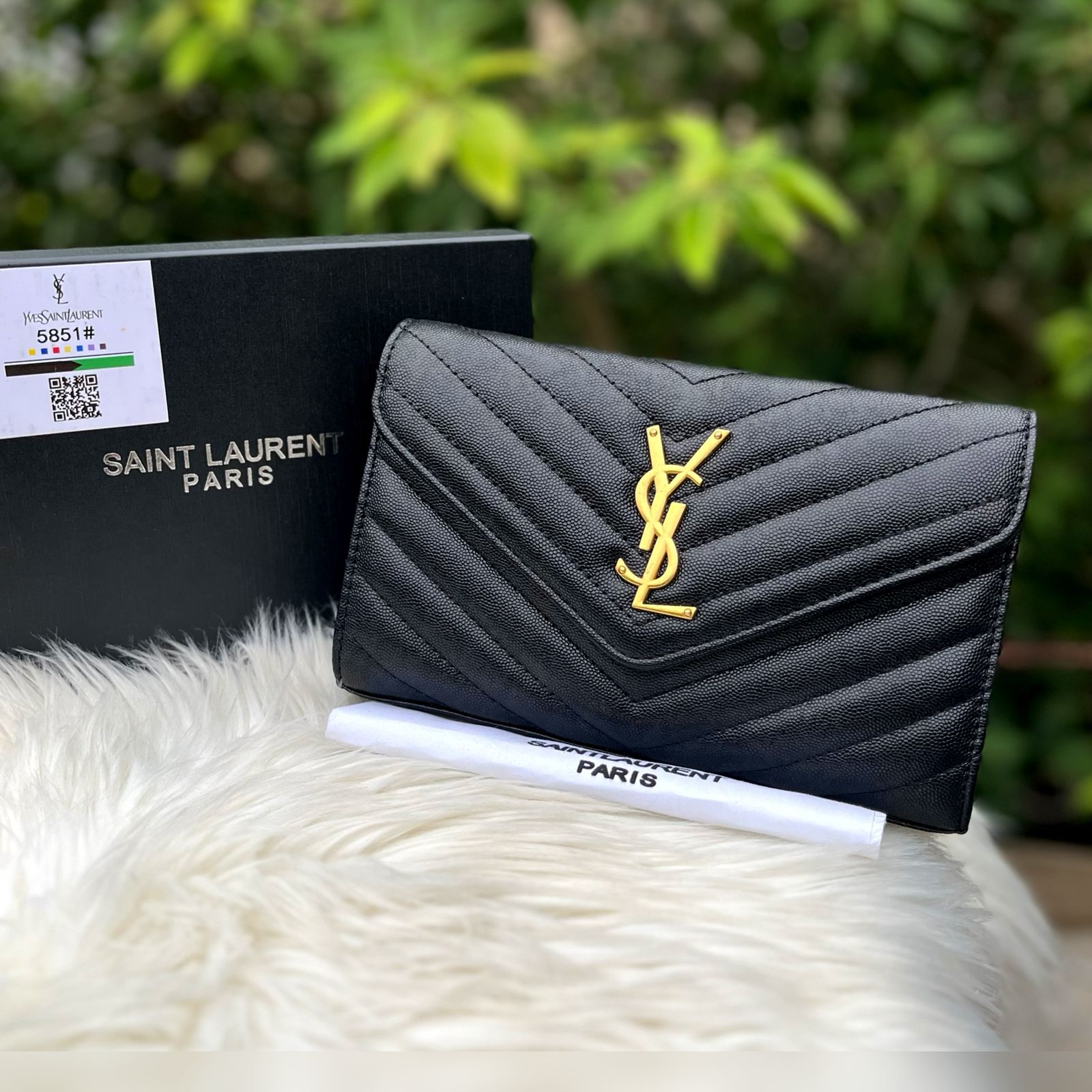 YSL Signature Crossbody Bag For Girls Black Lady Diva Deals