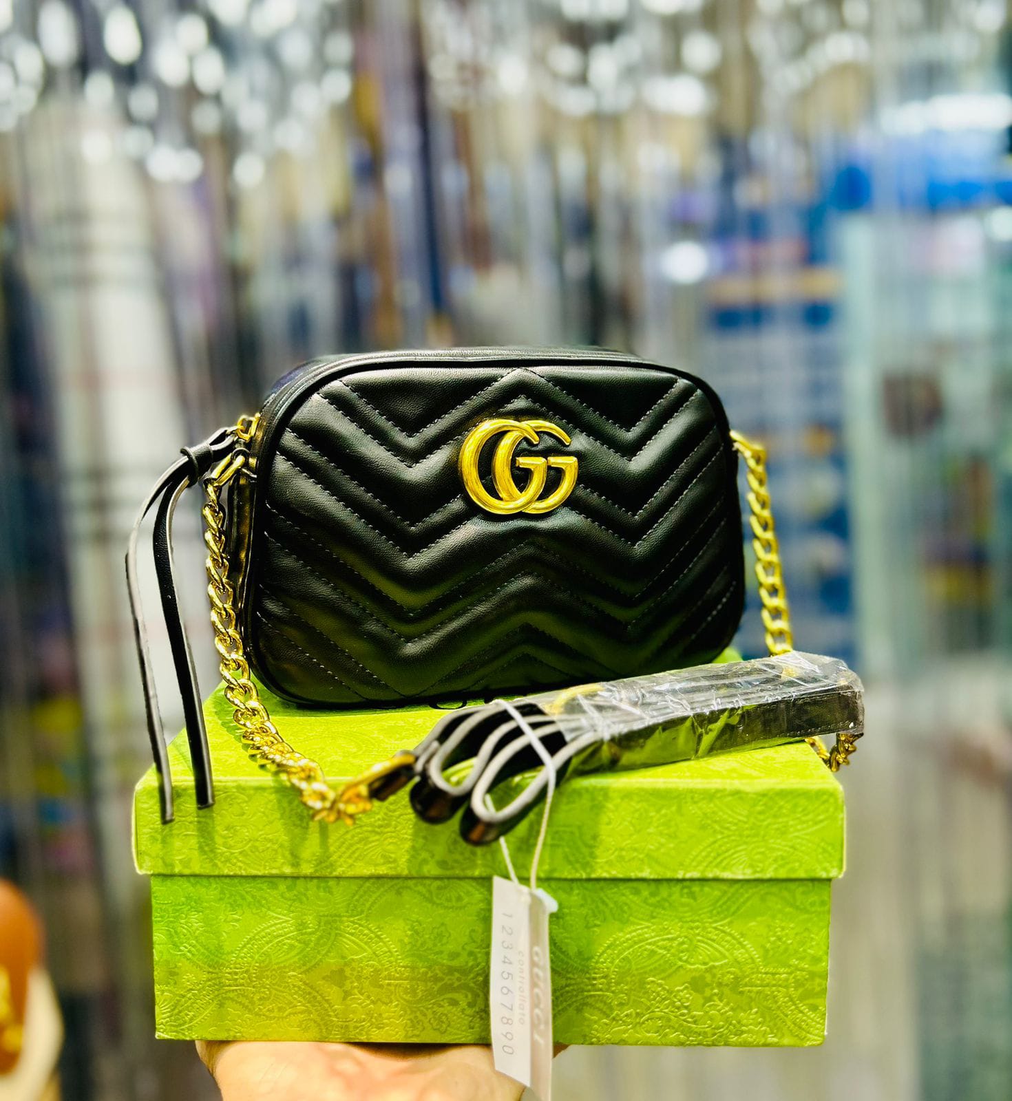 Gucci Marmont Soft Premium Quality Bag for Women Black LDD
