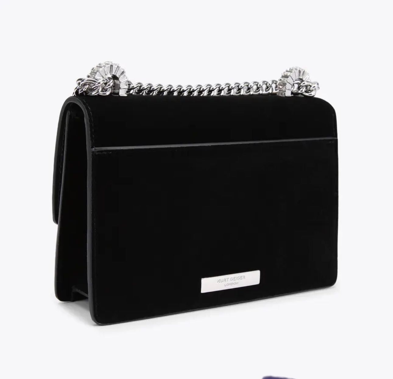 Kurt Geiger Shoreditch Women Bow Bag – Special Edition (Black/Silver)