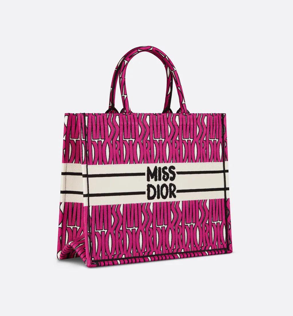 Dior pink tote bag on sale