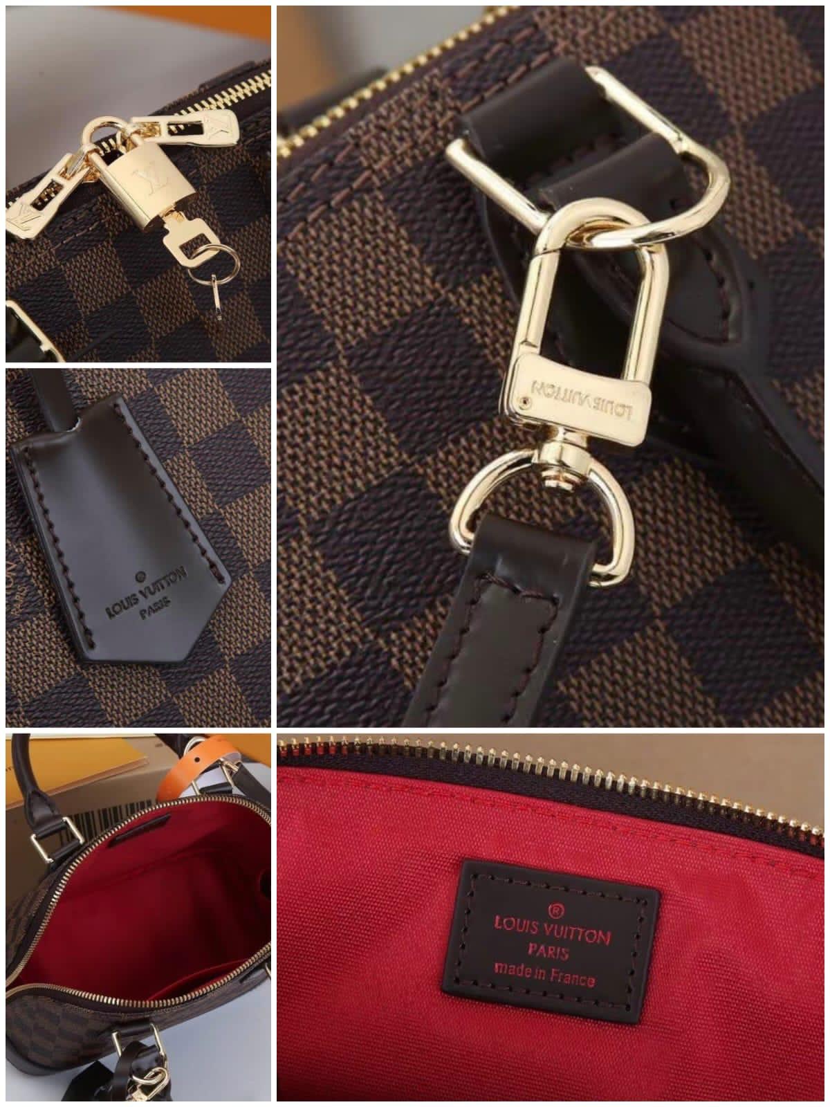 Louis Vuitton-Inspired Alma Mini Women’s Bag – Medium (Brown Checkbox)