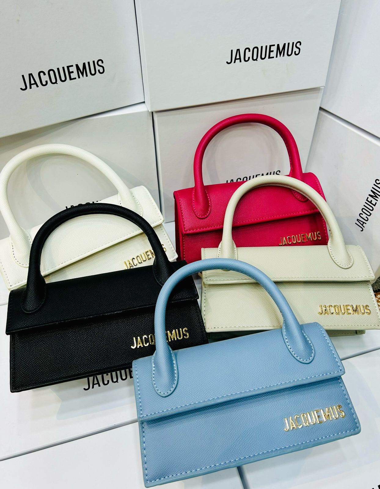 JACQUEMUS Women Bag – New Stock Available (Black)