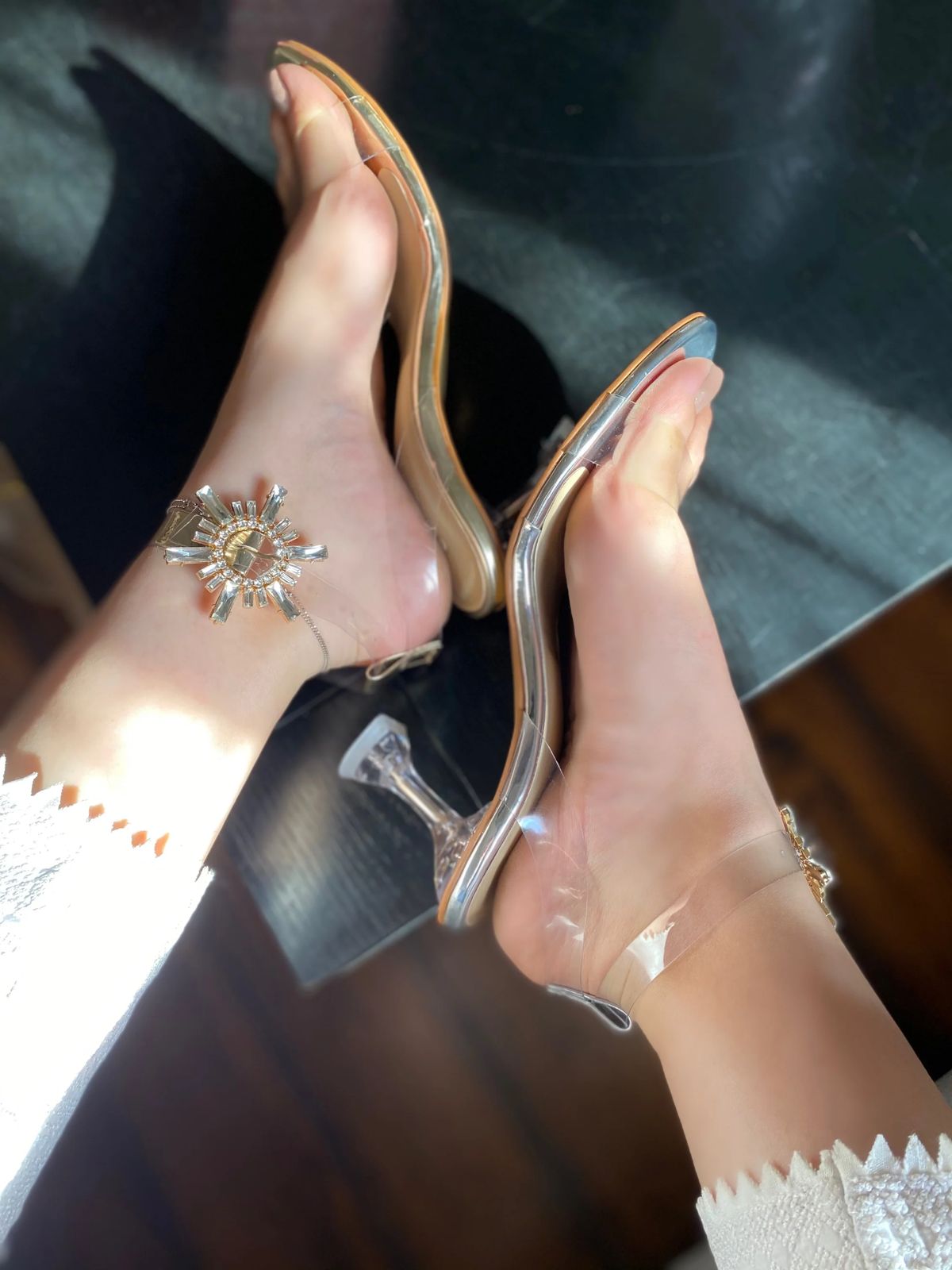 FASHIONSTEPS Women Footwear – Transparent Heel