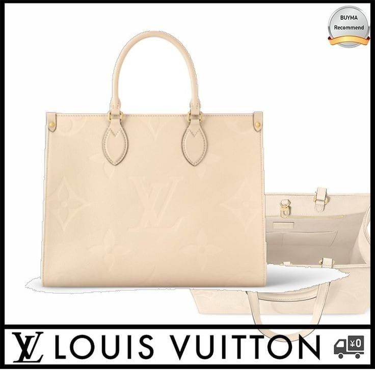 Louis Vuitton Women Tote Bag – Elegant & Spacious (Cream)