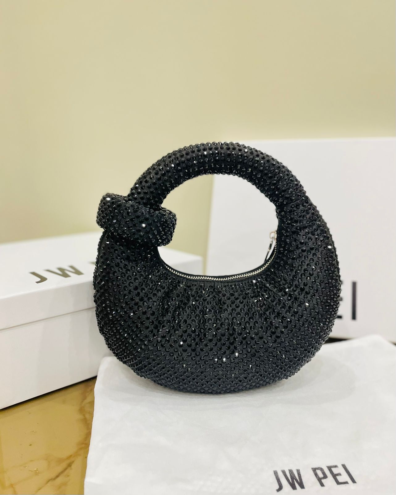 JW PEI (Bridal Series) – Premium Quality Women Bag (Black)