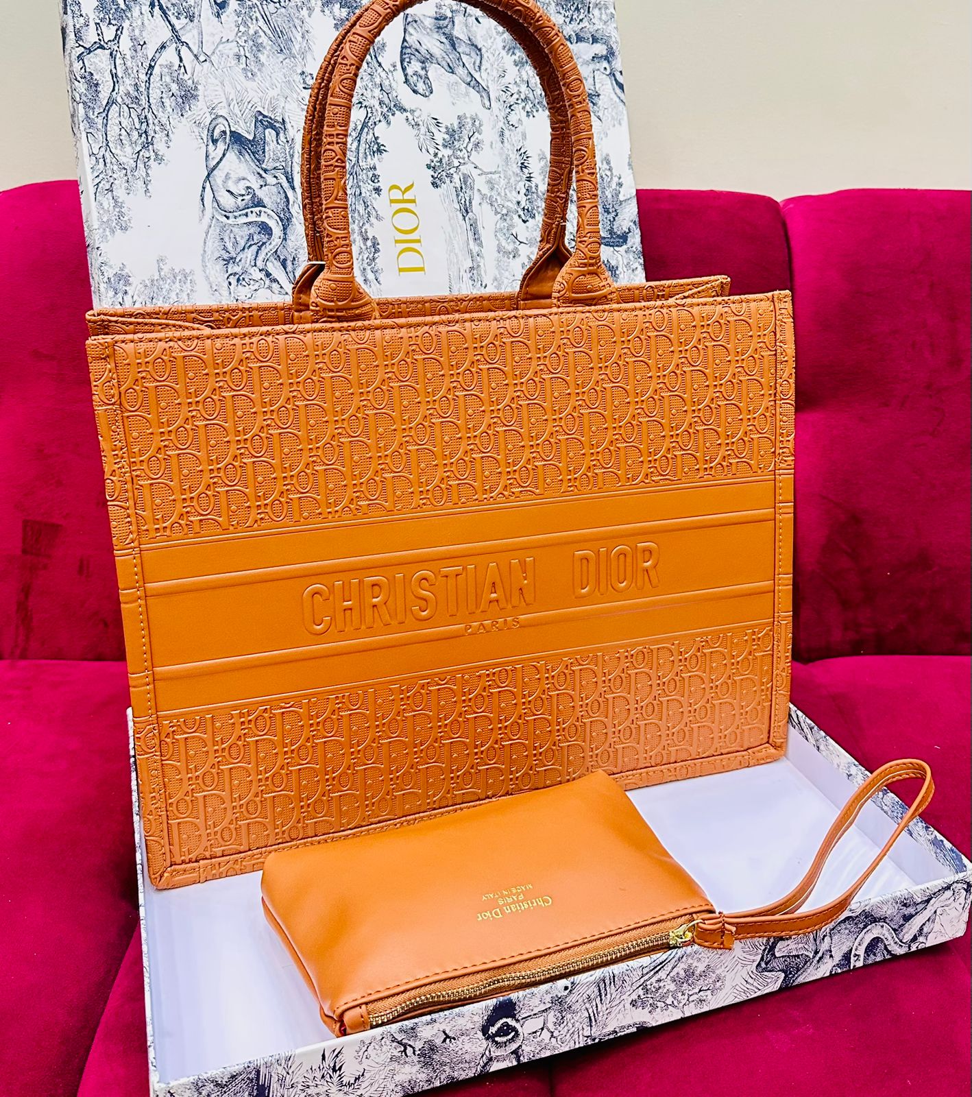 Dior Tote Women Bag – Premium Quality & Iconic Style (Brown 1)