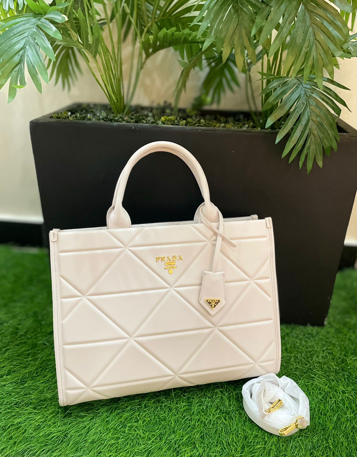 PRADA Jumbo Size Women Bag – Premium Quality & Iconic Style (White 2)