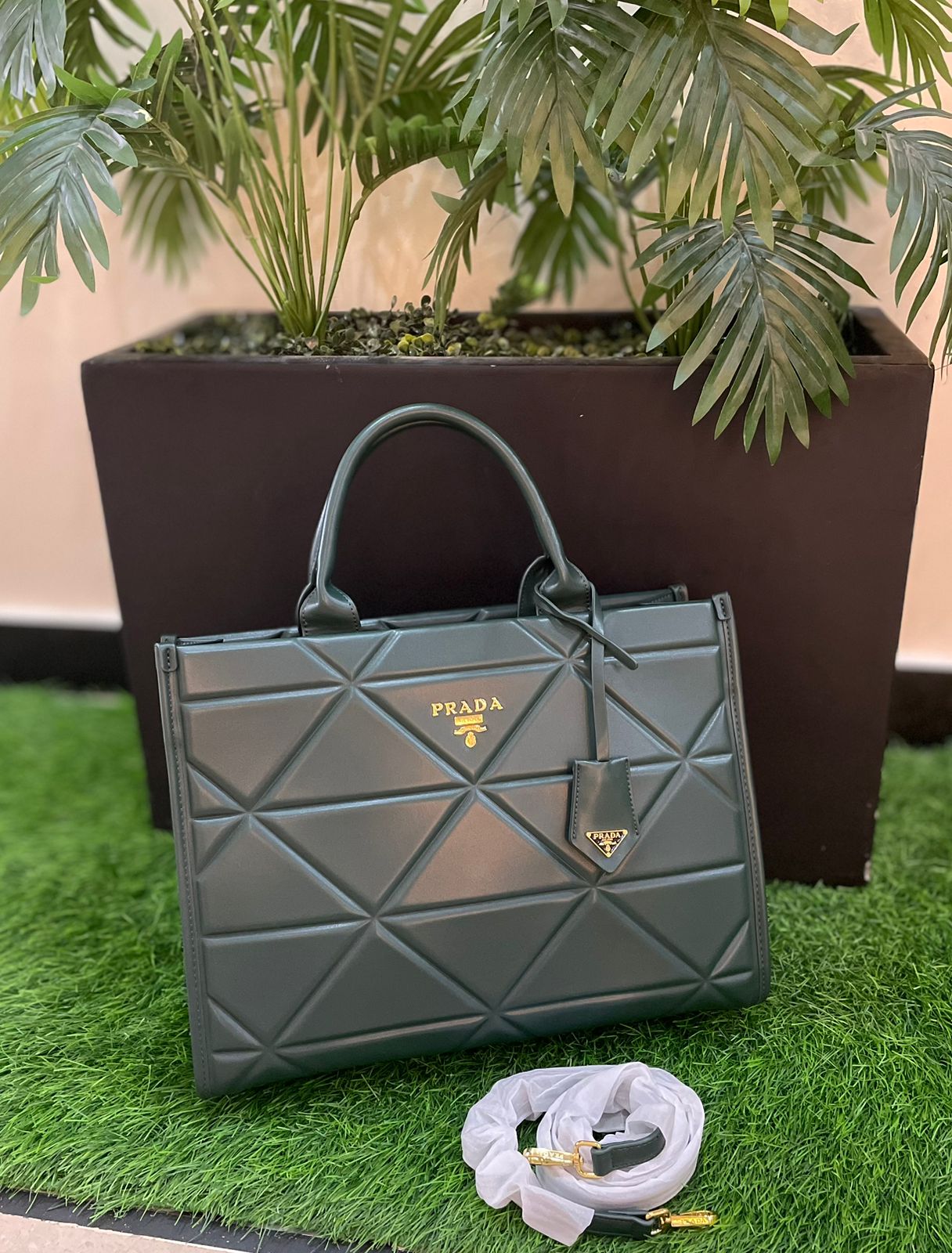 PRADA Jumbo Size Women Bag – Premium Quality & Iconic Style (Green)