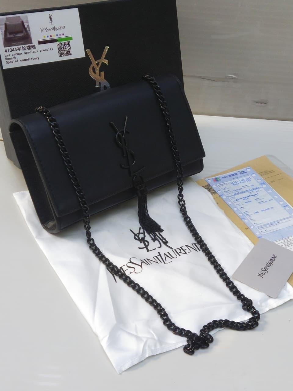 YSL High Quality Women Crossbody Bag – Elegant & Iconic (Black)