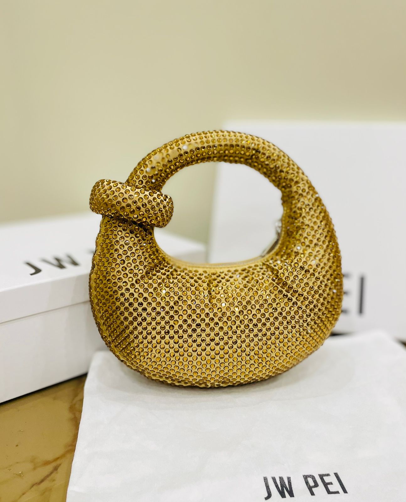 JW PEI (Bridal Series) – Premium Quality Women Bag (Gold 2)