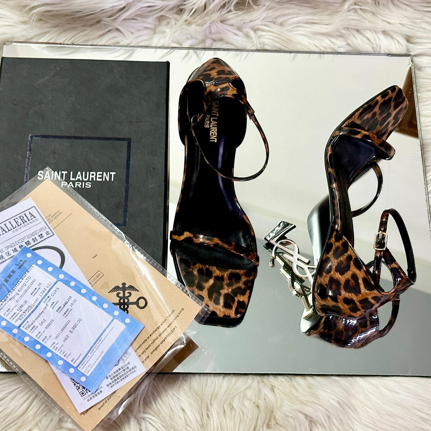 YSL Heels β Iconic Elegance with Every Step (Black/Brown)