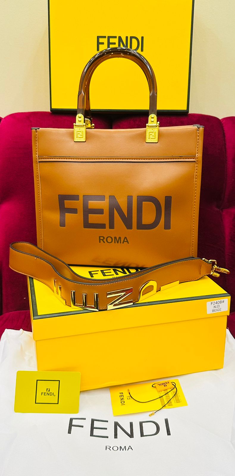 FENDI ROMA – Official Model | AAA Master Quality (Brown 1)