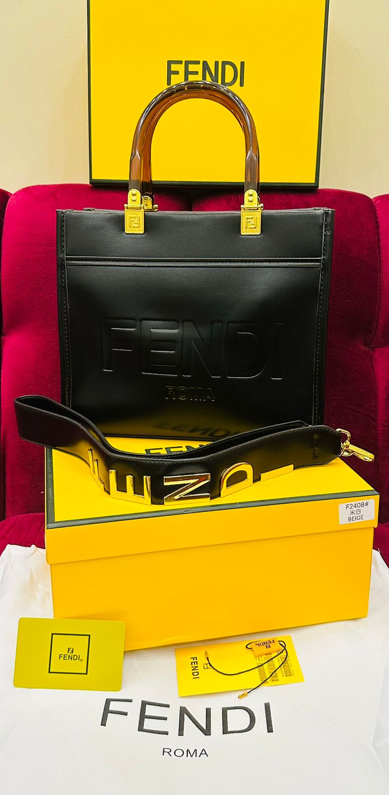 FENDI ROMA – Official Model | AAA Master Quality (Black)