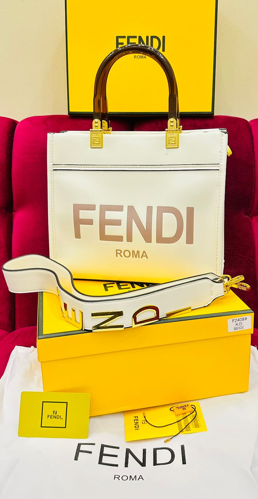 FENDI ROMA – Official Model | AAA Master Quality (White)