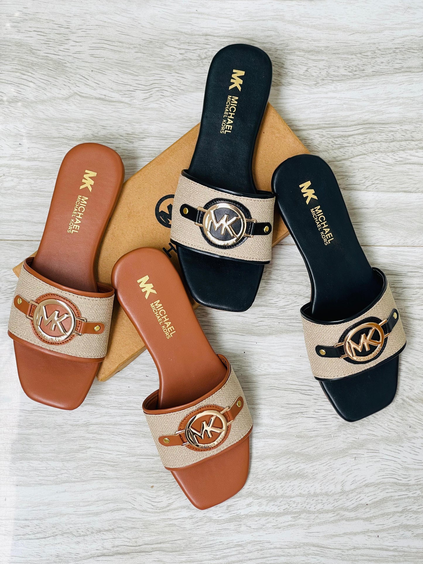 MICHAEL KORS FLATS – Women Shoes (Restocked) (Brown)