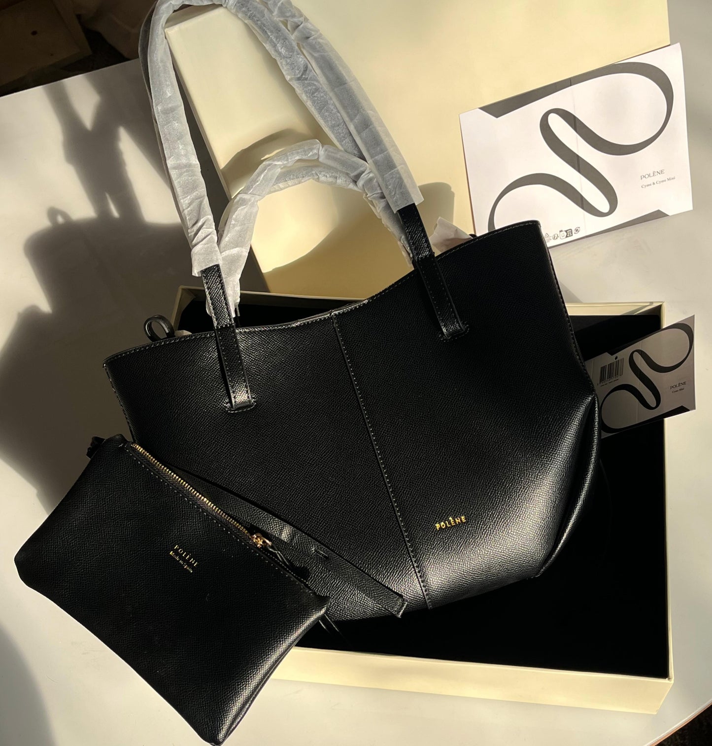 P-O-L-È-N-E CYME Mini – Elegant Women Bag | Premium Edition (Black)