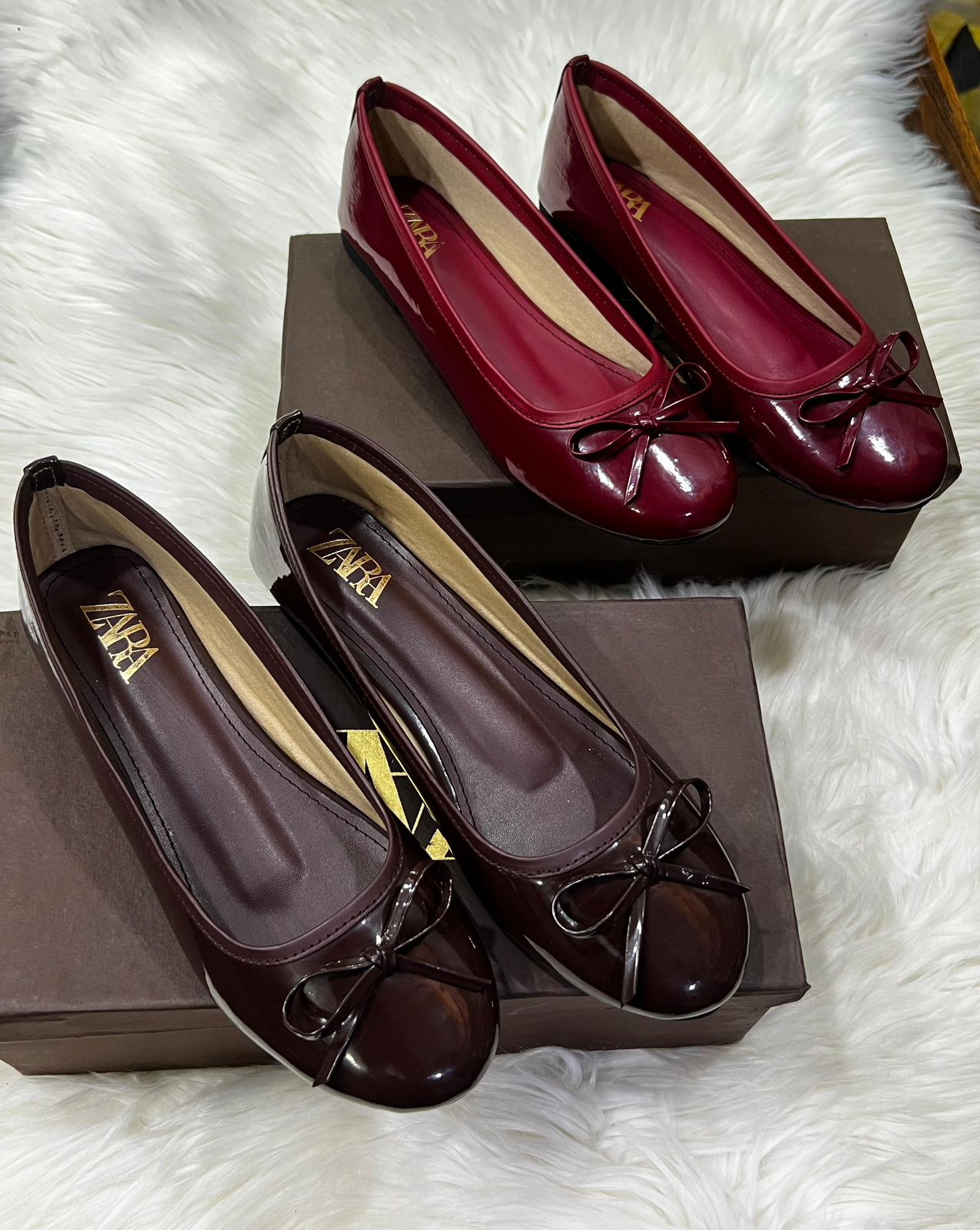 Z-A-R-A Inspired Tie Pumps – Elegant Women Footwear | (Brown)