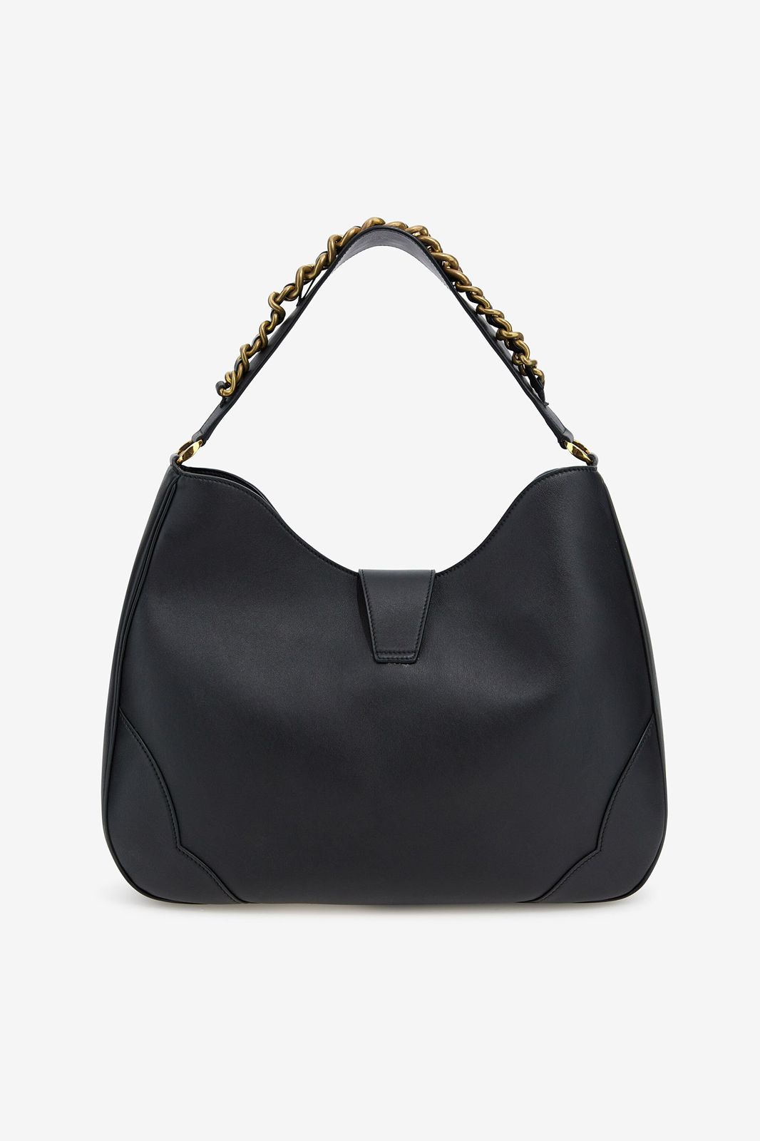 R-O-B-E-R-T-O C-A-V-A-L-L-I Chain Detail Shoulder Women Bag – Elegant Edition (Black)