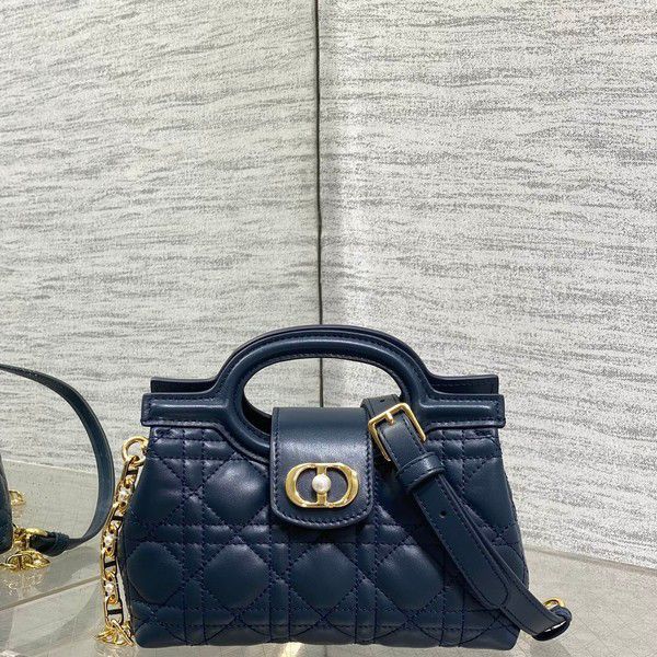 C-H-R-I-S-T-I-A-N D-I-O-R Jolie Top Handle Mini Women Bag – Elegant Edition (Black)