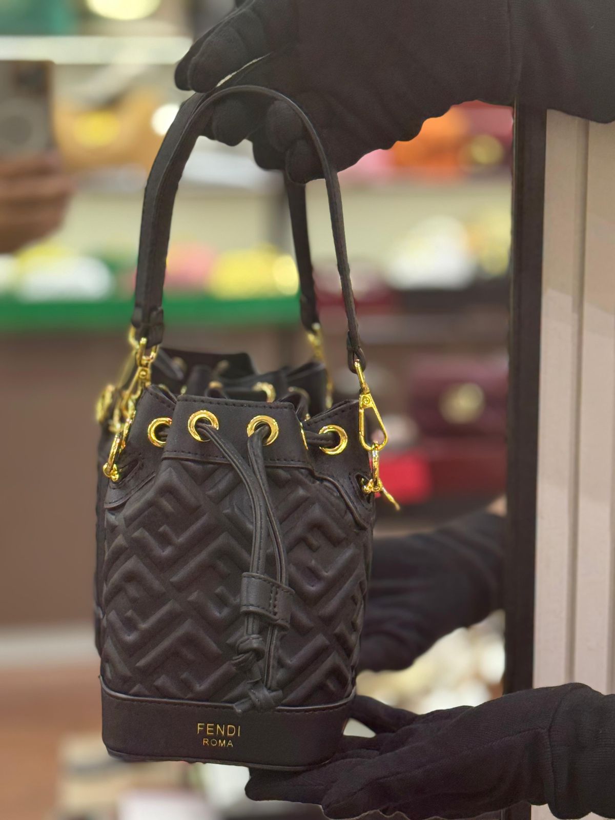 Fendi Mon Tresor Bucket Bag – Premium Women Bag (Black)