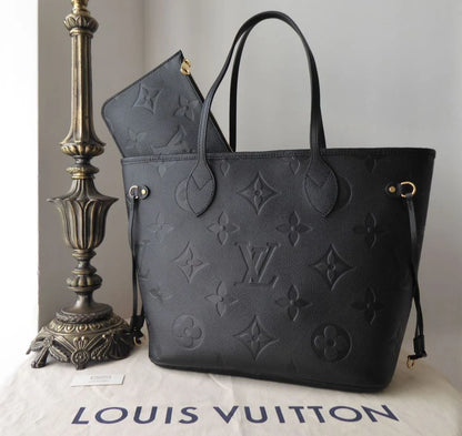 L-O-U-I-S V-U-I-T-T-O-N Neverfull MM Women Bag – Classic Edition (Black)