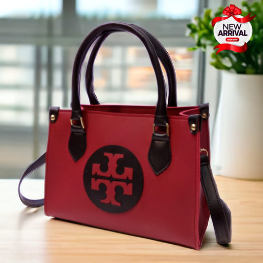 Brand Sale: New Tory Shoulder Bag for Women with Long Strap (Red / Black)