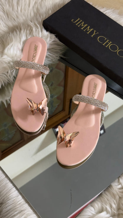 New Arrival – Jimmy Choo Slippers (Peach)
