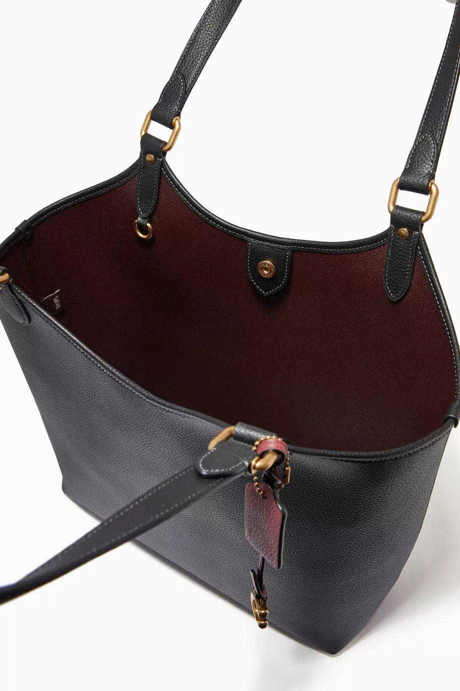 C-O-A-C-H Day Tote Women Bag 2PC Set – Premium Black Edition