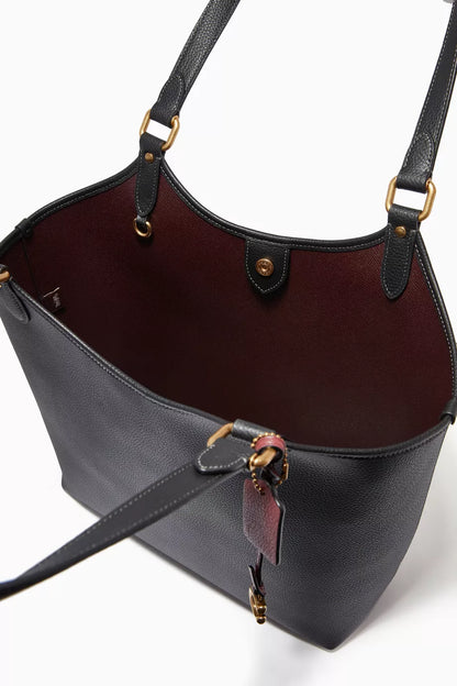 C-O-A-C-H Day Tote Women Bag 2PC Set – Premium Black Edition