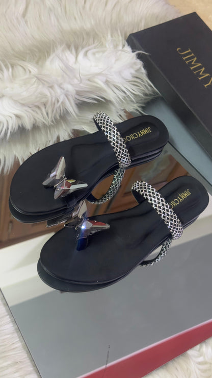New Arrival – Jimmy Choo Slippers (Black)
