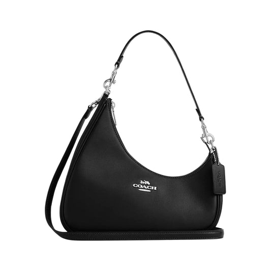 C-O-A-C-H Twisted Teri Shoulder Women Bag – Signature Canvas Edition (Black)