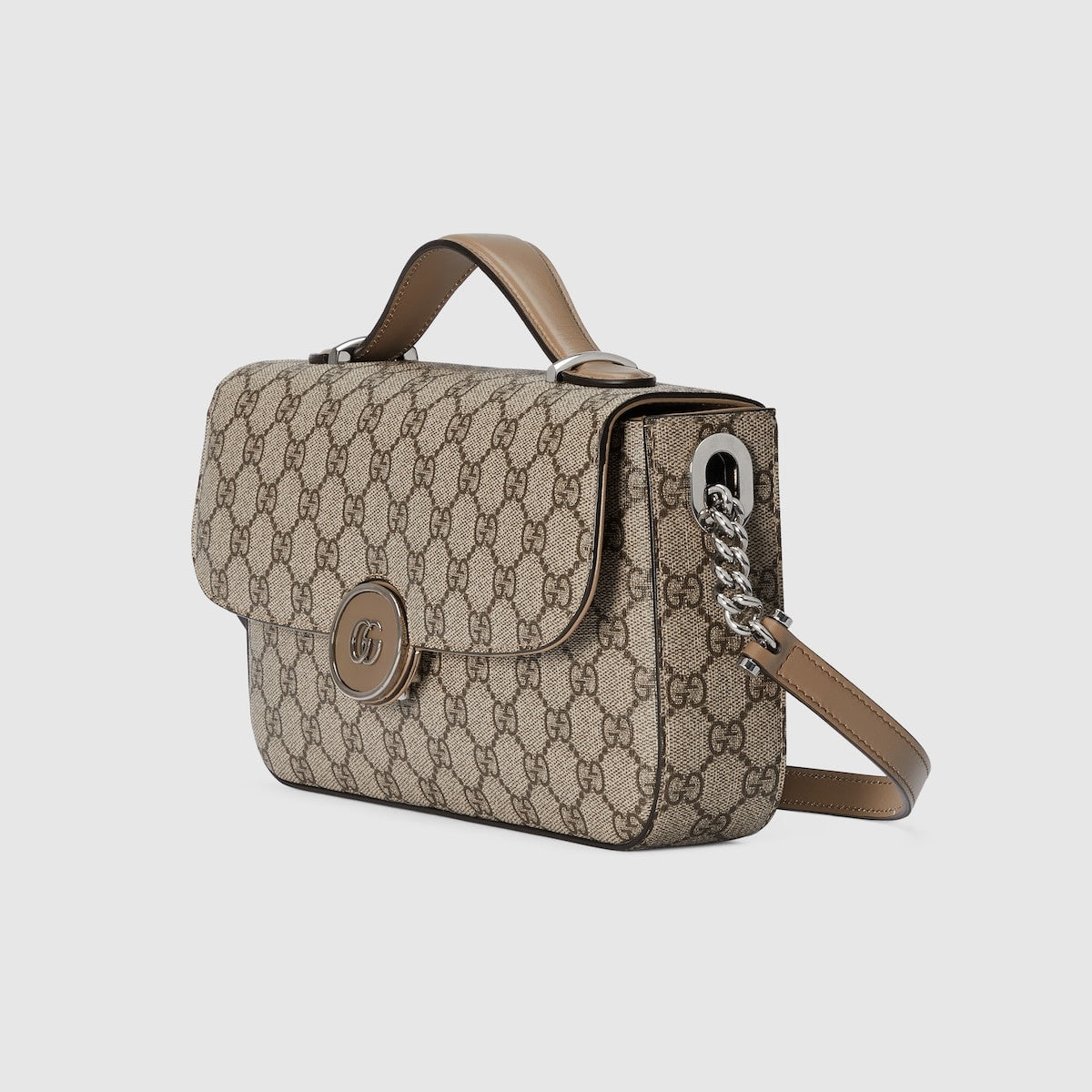 Gucci Petite GG Mini Shoulder Bag For women (Brown)