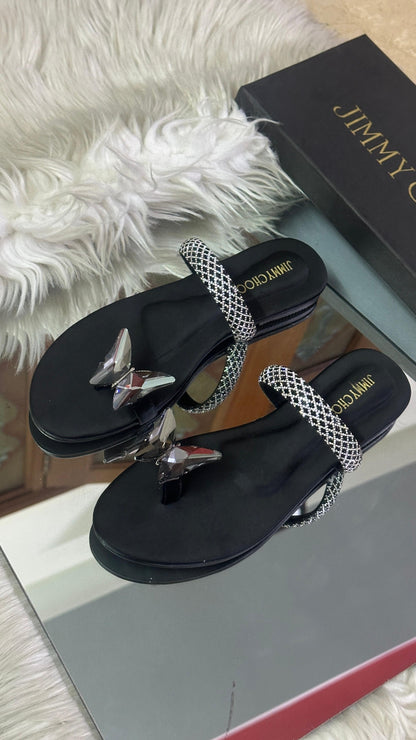 New Arrival – Jimmy Choo Slippers (Black)