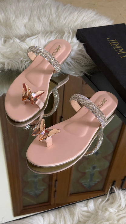 New Arrival – Jimmy Choo Slippers (Peach)