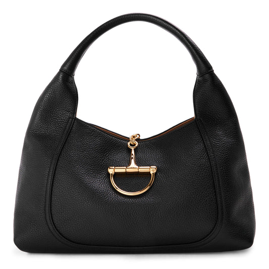 G-U-C-C-I Softbit Maxi Shoulder Women Bag – Luxe 2Pc Set (Black)