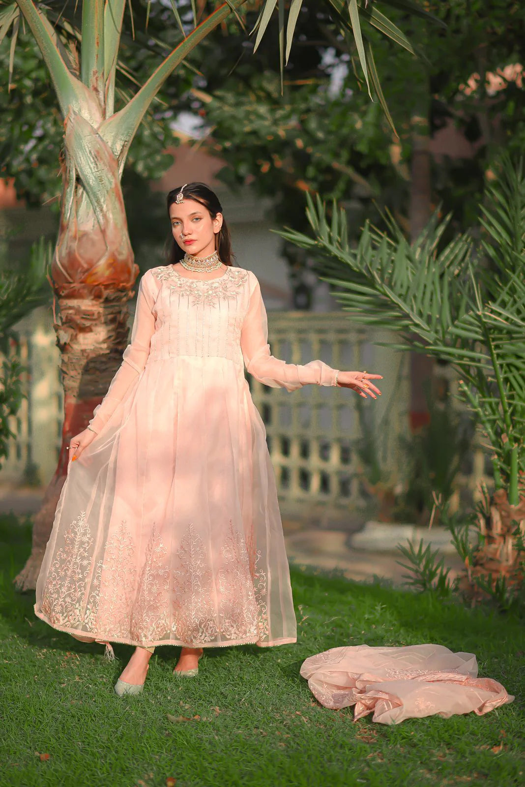 TAJ MEHAL Wedding 3pc Stitched (Pink)