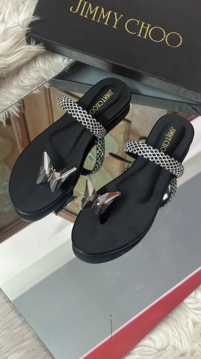 New Arrival – Jimmy Choo Slippers (Black)
