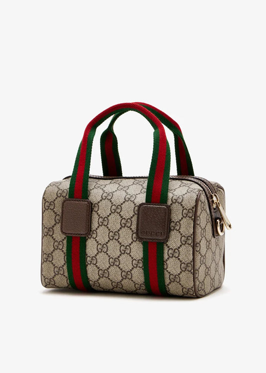 G-U-C-C-I Luxury Mini Monogram Crossbody Women Bag – Premium Class (Brown)