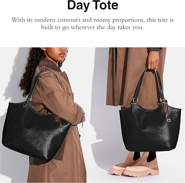 C-O-A-C-H Day Tote Women Bag 2PC Set – Premium Black Edition