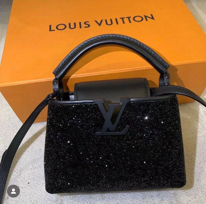 LOUIS VUITTON CAPUCINES MINI – Women Bag (Black Design 1)