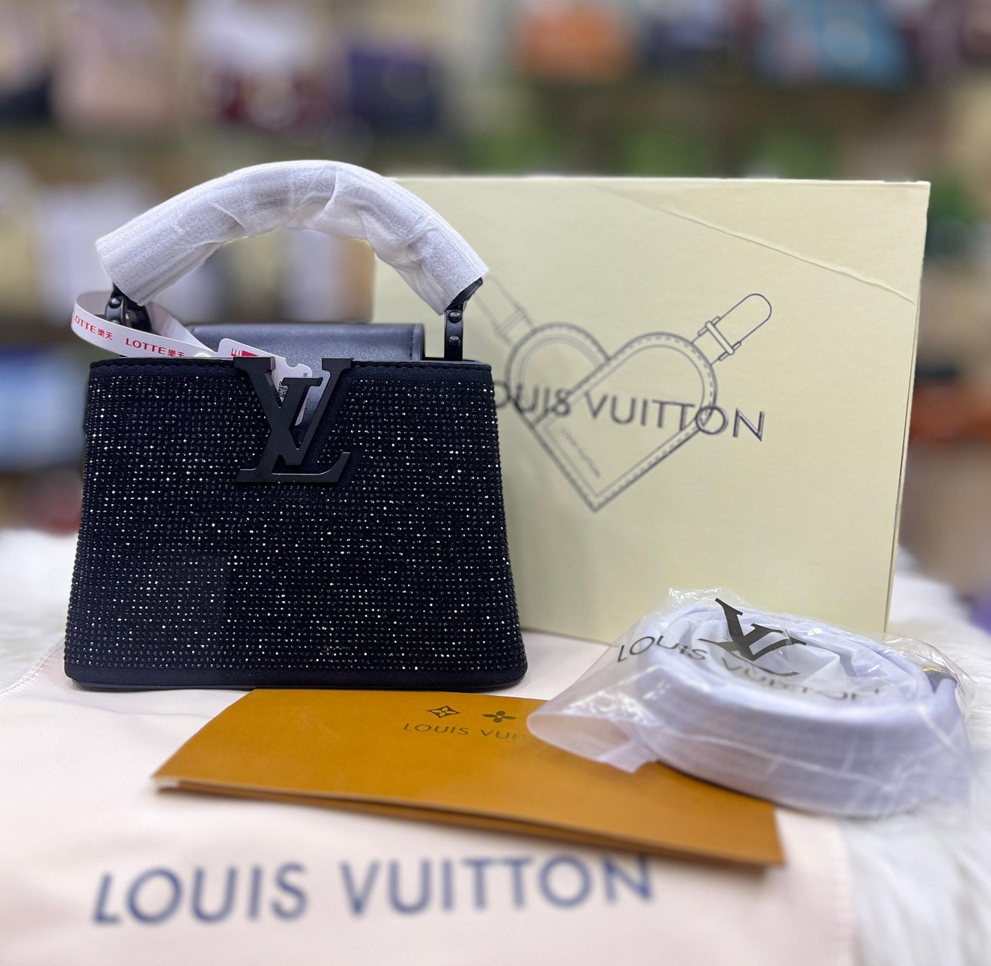 LOUIS VUITTON CAPUCINES MINI – Women Bag (Black Design 1)