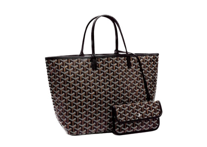 GOYARD 2 Pcs Set – Women Bag with Pouch (Black)