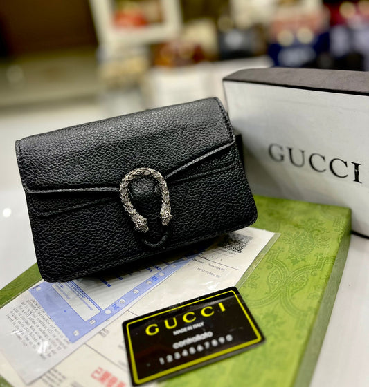 Gucci Dionysus Super Mini Womens Bag (Black)