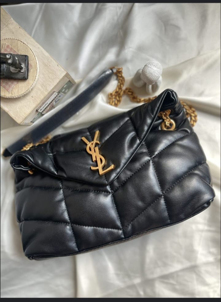 New Arrival AAA Quality YSL Classic Puffer Bag (black)