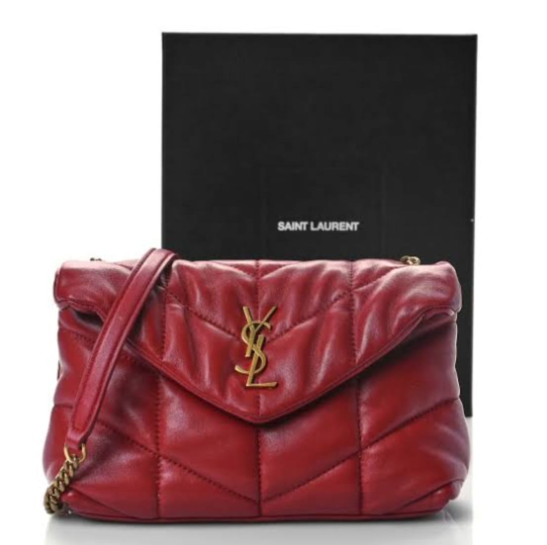 New Arrival AAA Quality YSL Classic Puffer Bag (red)