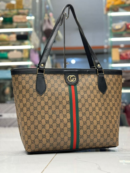 Premium Gucci Shoulder Bag For Women ( Brown )