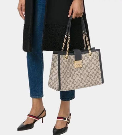 Gucci Padlock Jumbo Collection - Elegant and Versatile (Black/Gold)