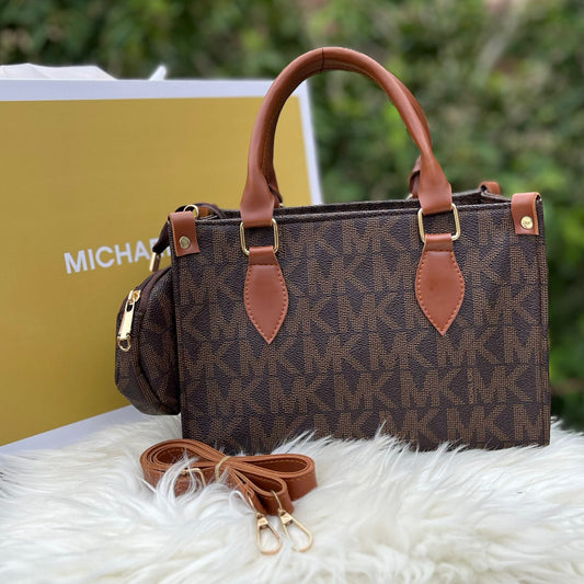 Michael Kors 2-Piece Handbag Set (Brown)