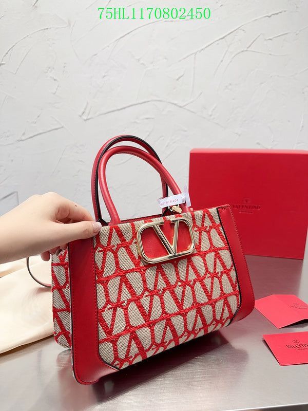 Valentino Master Quality Handbag with Branded Accessories (Red)